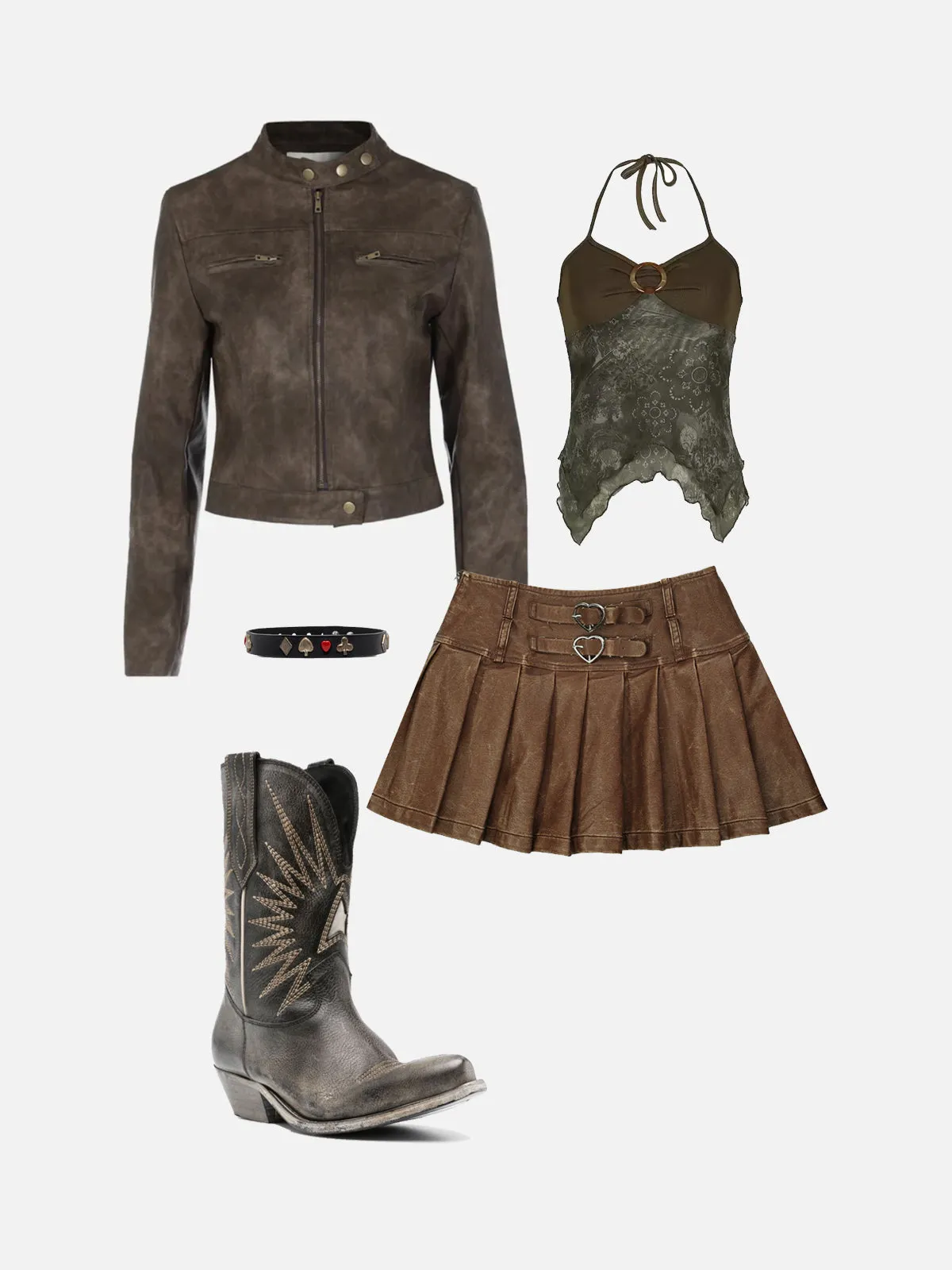 Aelfric Eden Vintage Faux Leather Jacket sold by Aelfric Eden product image thumbnail 2