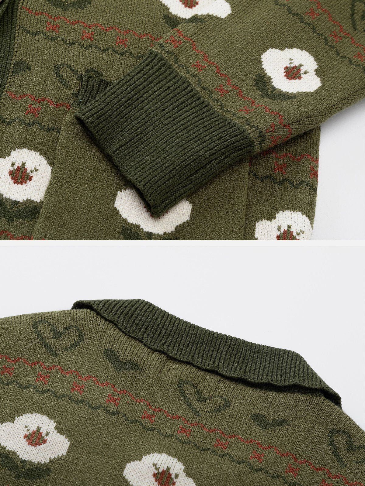 Aelfric Eden Cute Floral Embroidery Cardigan sold by Aelfric Eden product image thumbnail 3