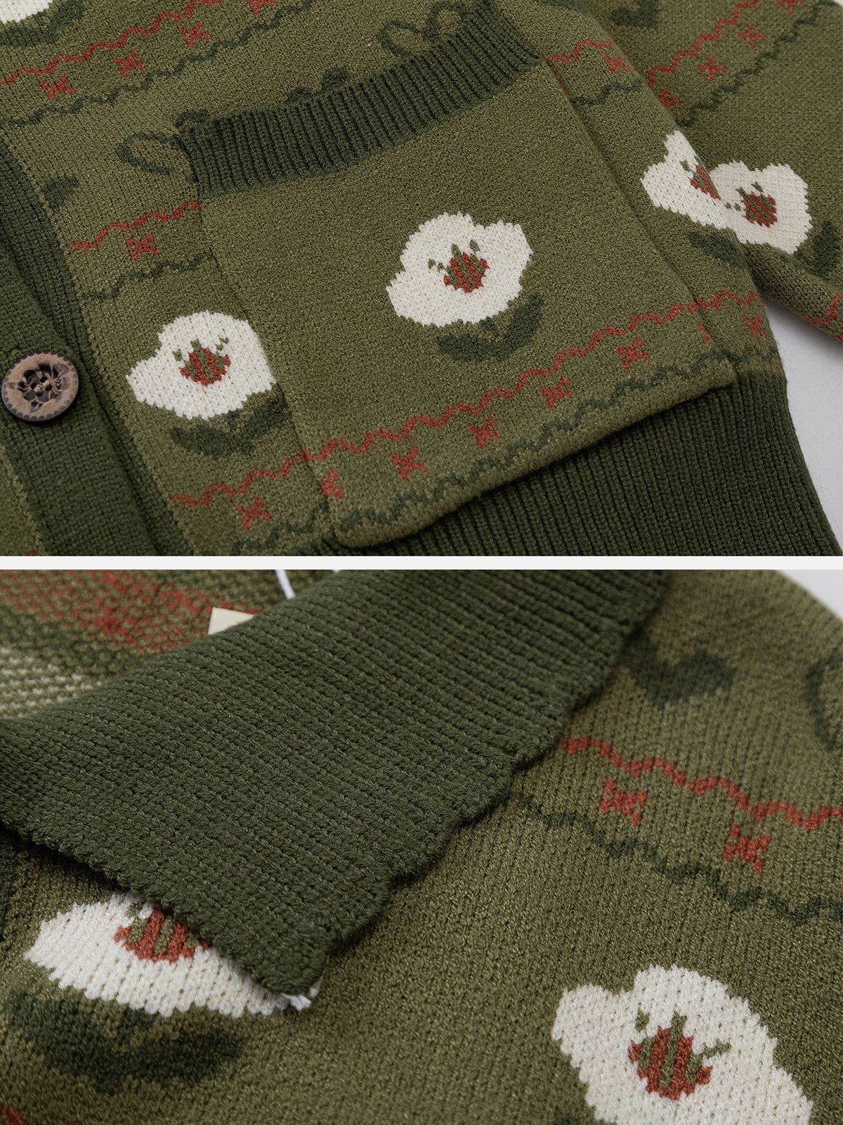 Aelfric Eden Cute Floral Embroidery Cardigan sold by Aelfric Eden product image thumbnail 4