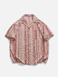 Aelfric Eden Irregular Stripes Short Sleeve Shirts sold by Aelfric Eden