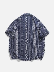 Aelfric Eden Irregular Stripes Short Sleeve Shirts sold by Aelfric Eden
