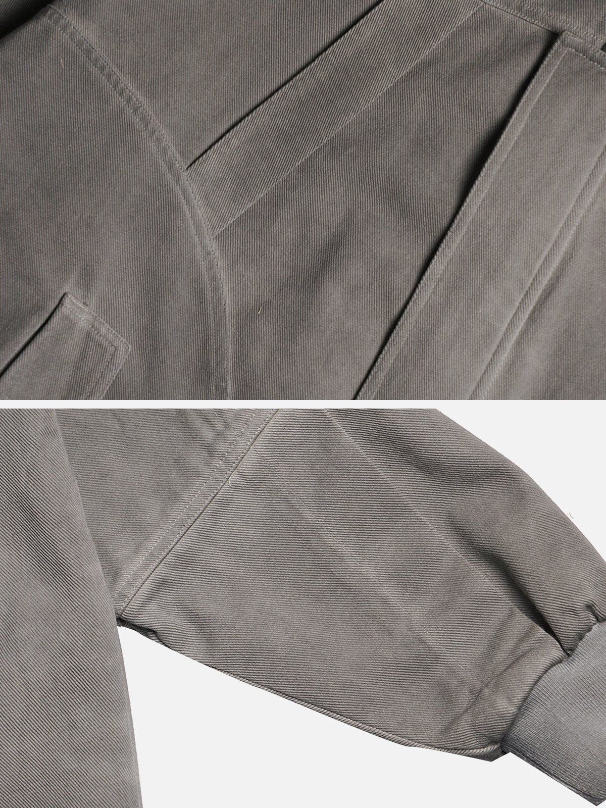 Aelfric Eden Washed Pockets With Flap Hoodie sold by Aelfric Eden product image thumbnail 4