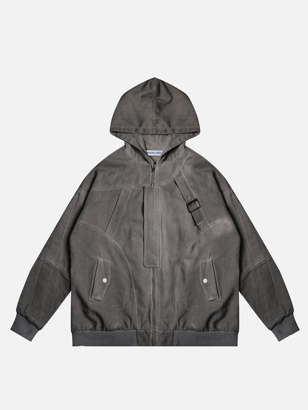 Aelfric Eden Washed Pockets With Flap Hoodie sold by Aelfric Eden product image thumbnail 2