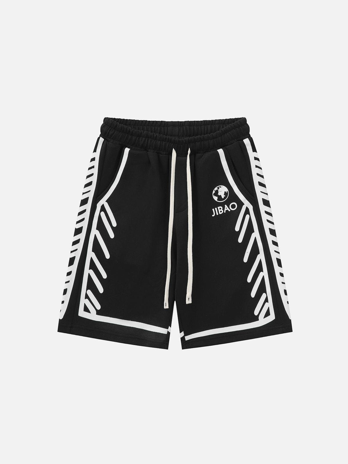 Side Stripe Print Shorts sold by Aelfric Eden