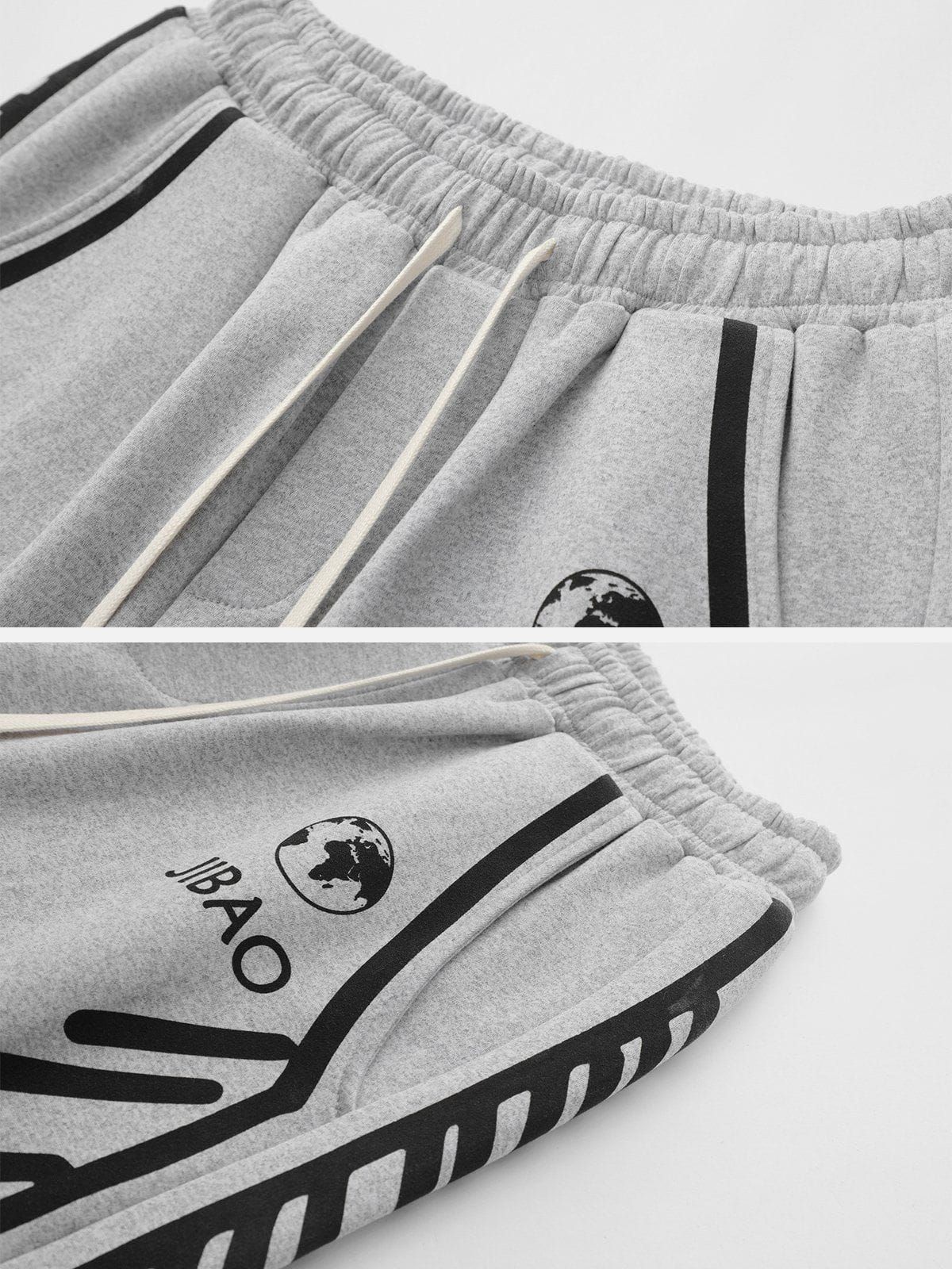 Side Stripe Print Shorts sold by Aelfric Eden product image thumbnail 6