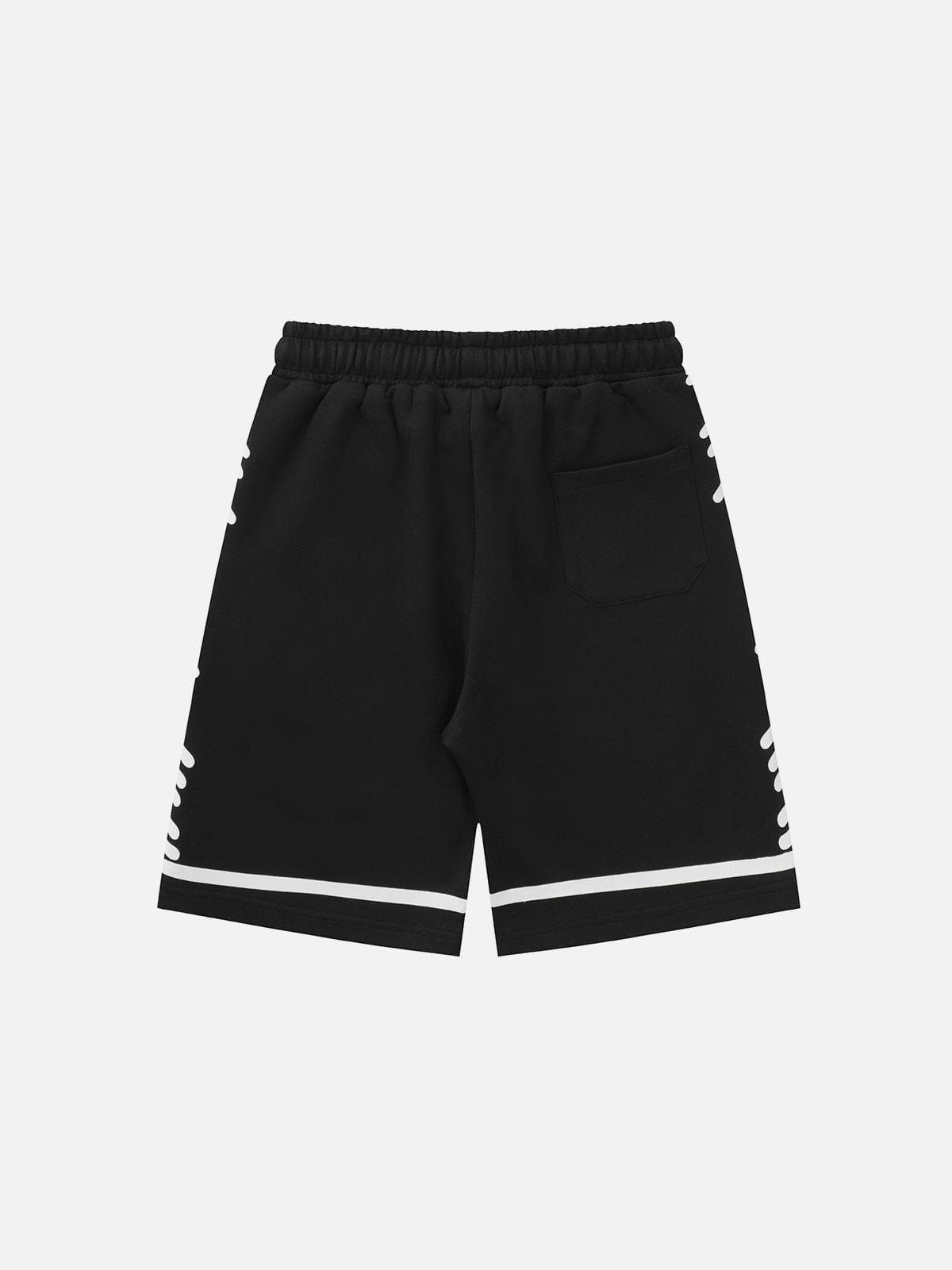 Side Stripe Print Shorts sold by Aelfric Eden product image thumbnail 2