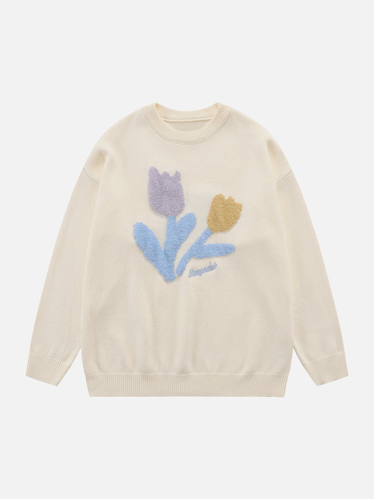 Aelfric Eden Plush Tulip Flowers Sweater sold by Aelfric Eden