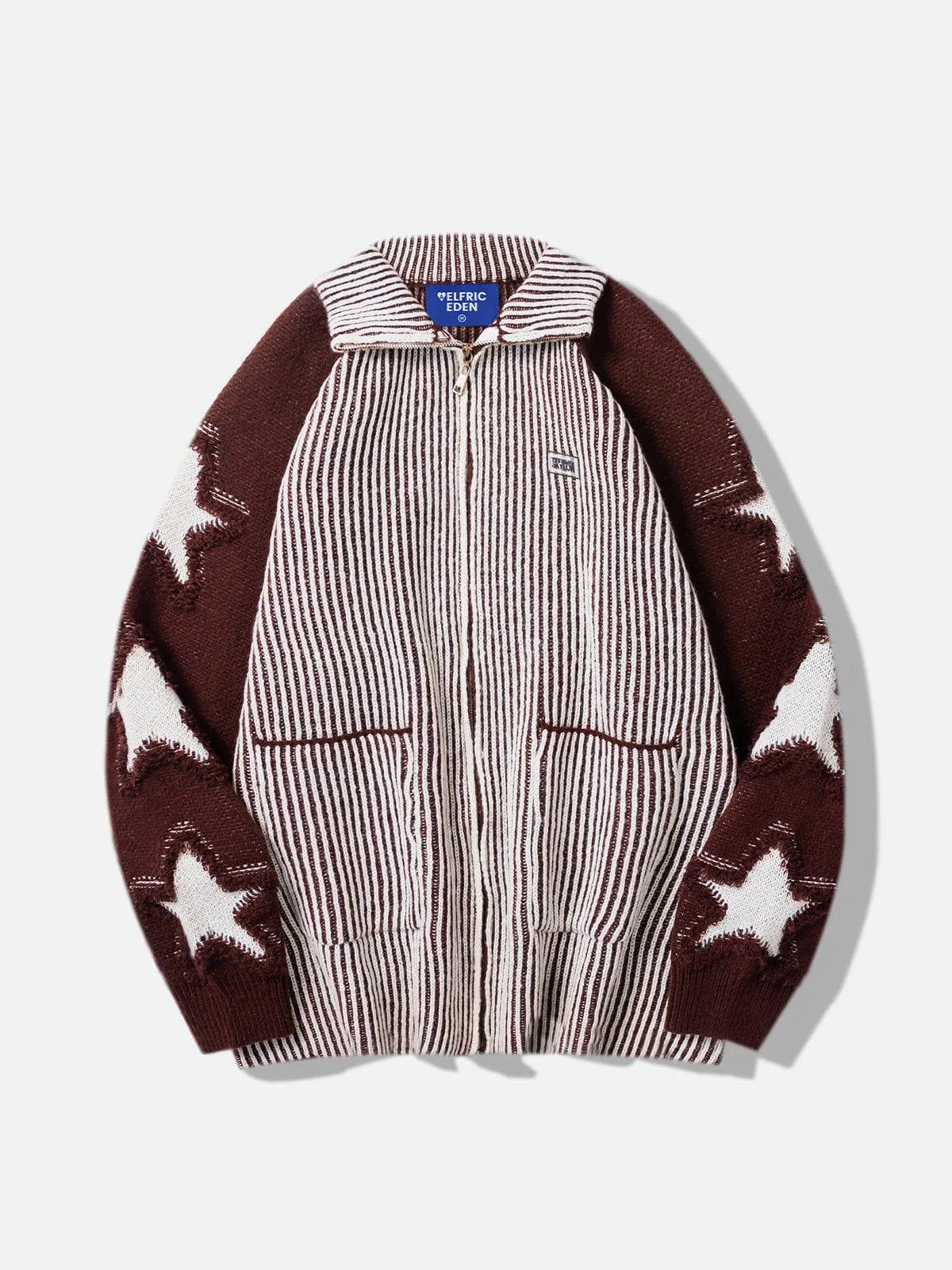 Aelfric Eden Stripe Star Jacquard Cardigan sold by Aelfric Eden product image thumbnail 2