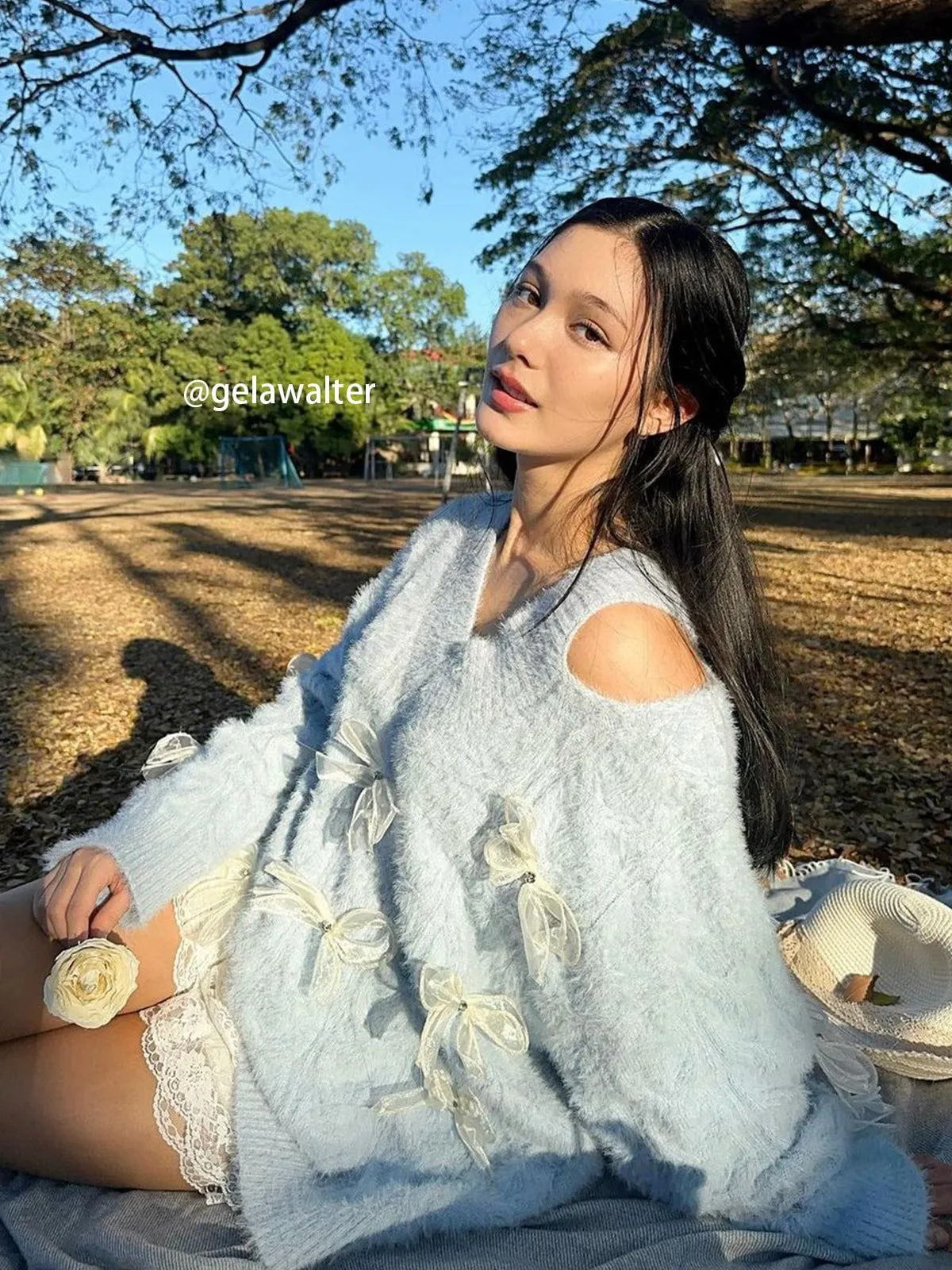 Aelfric Eden Bow Decoration Sweater sold by Aelfric Eden