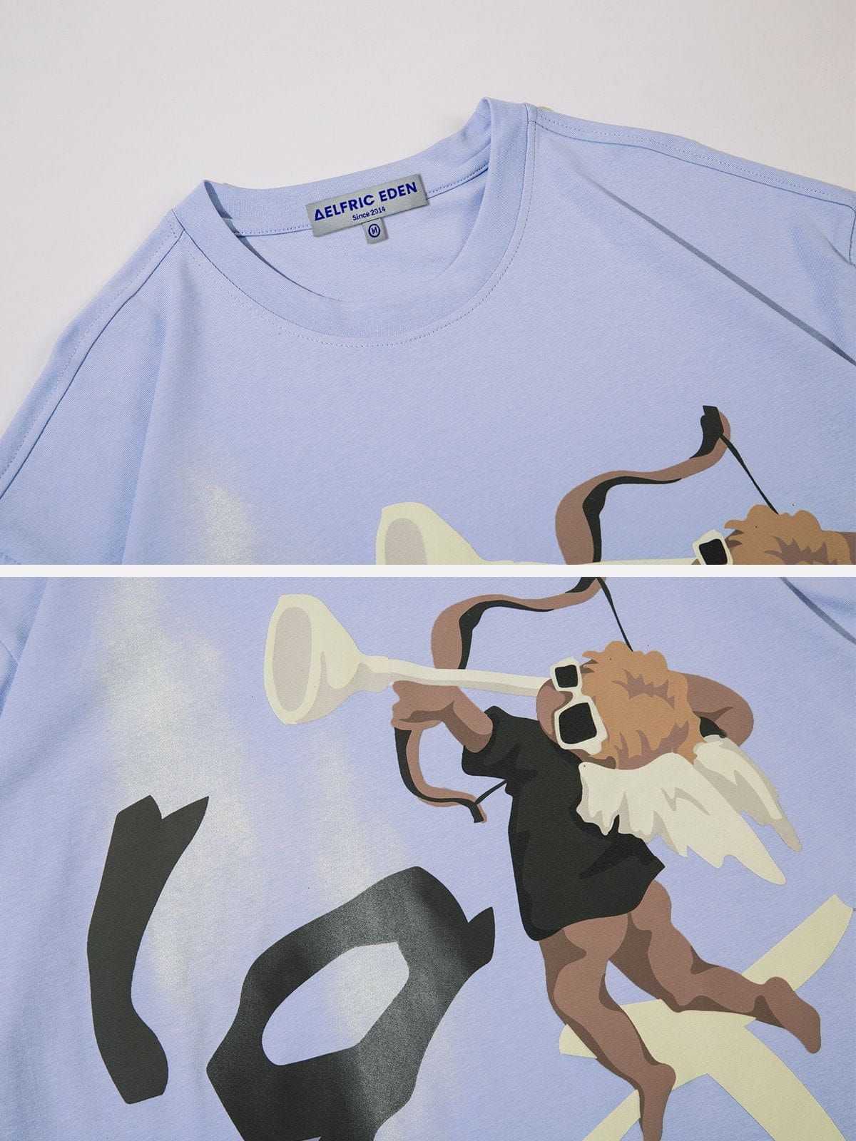 Aelfric Eden Cartoon Cupid Print Tee sold by Aelfric Eden product image thumbnail 5