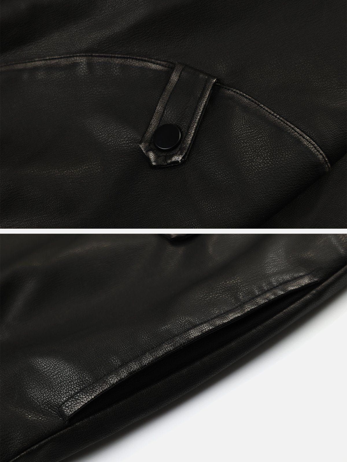 Aelfric Eden Vintage Washed Faux Leather Jacket sold by Aelfric Eden product image thumbnail 4