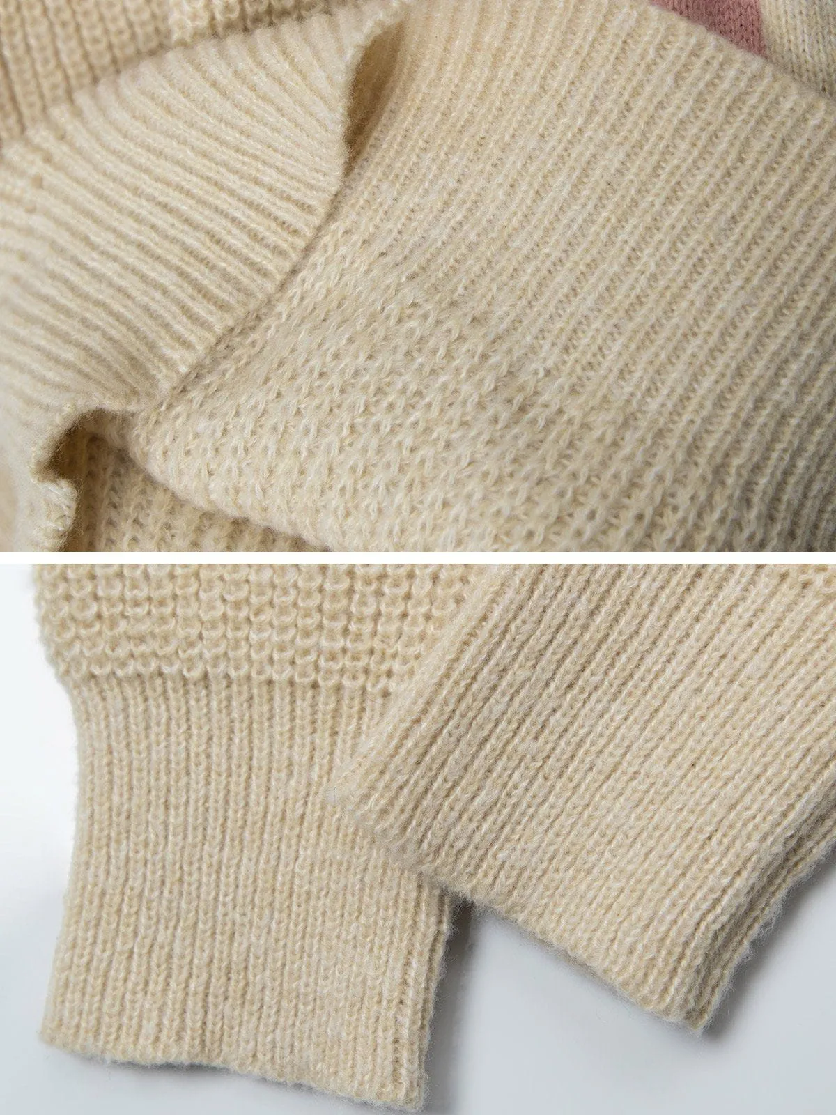 Aelfric Eden Letter Jacquard Knit Pullover Hoodie sold by Aelfric Eden product image thumbnail 5