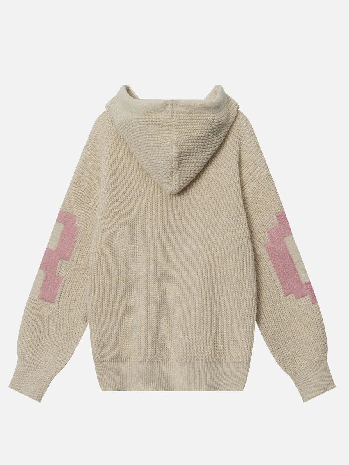 Aelfric Eden Letter Jacquard Knit Pullover Hoodie sold by Aelfric Eden product image thumbnail 3