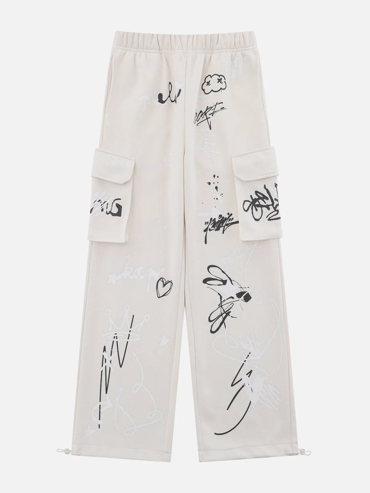 Aelfric Eden Music Graffiti Print Cargo Pants sold by Aelfric Eden product image thumbnail 3
