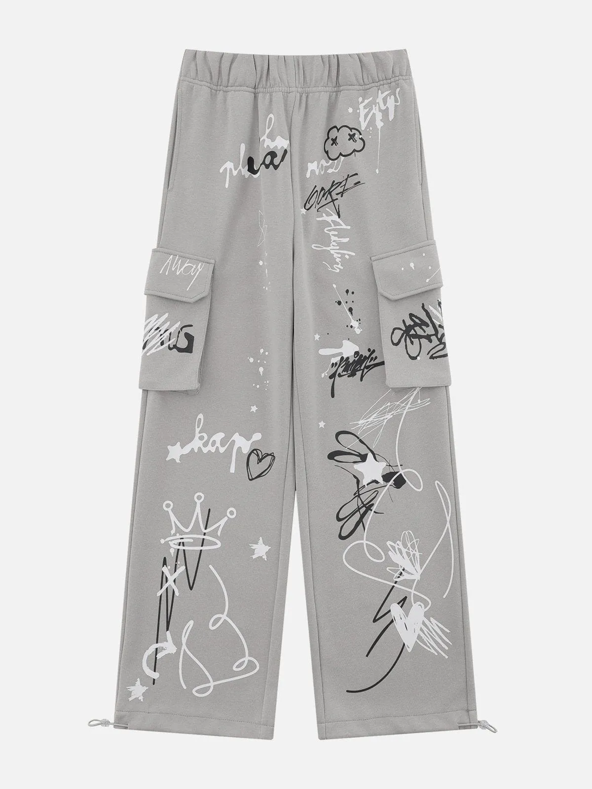 Aelfric Eden Music Graffiti Print Cargo Pants sold by Aelfric Eden