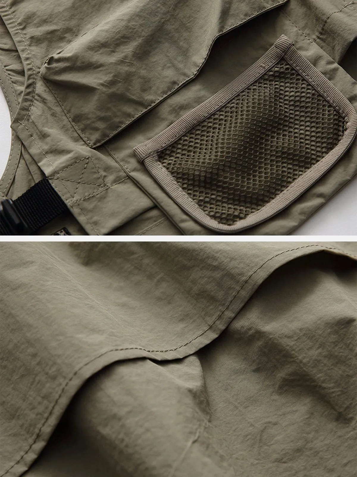 Vintage Big Pocket Hooded Vest sold by Aelfric Eden product image thumbnail 5