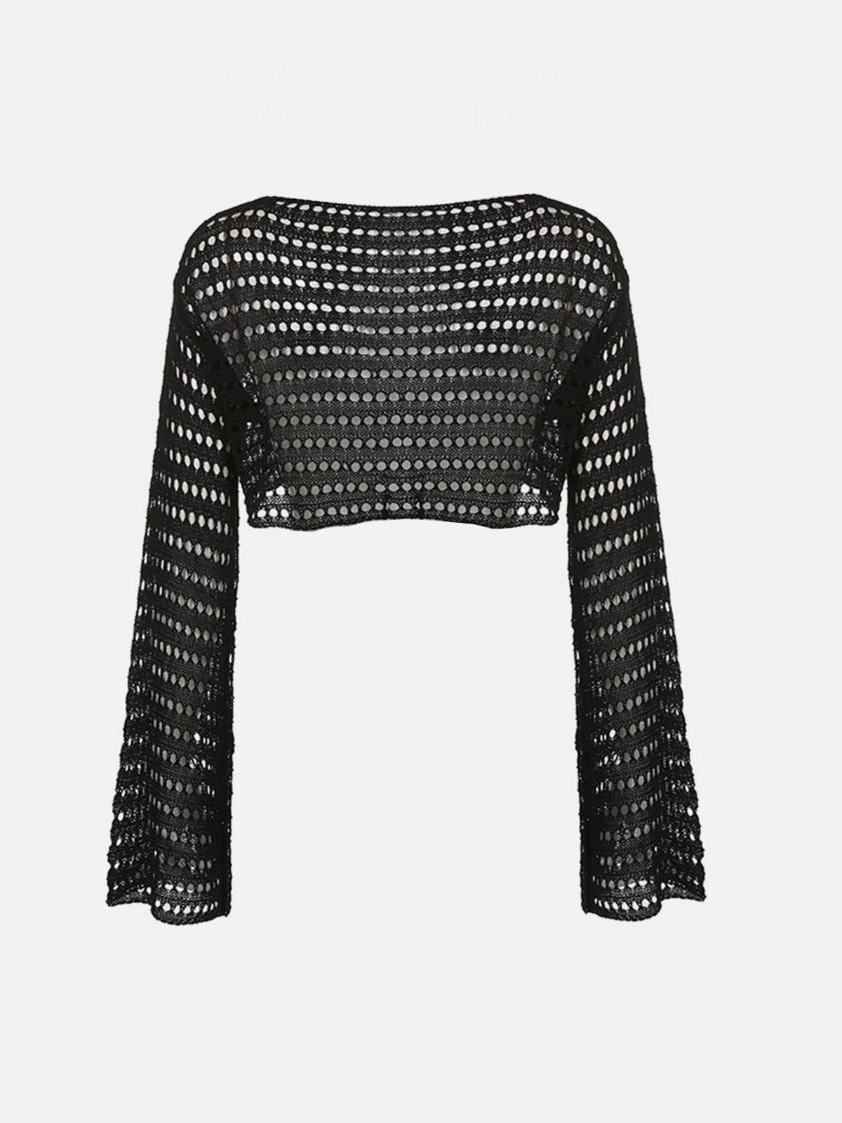 Solid Colour Cutout Long Sleeves sold by Aelfric Eden product image thumbnail 5