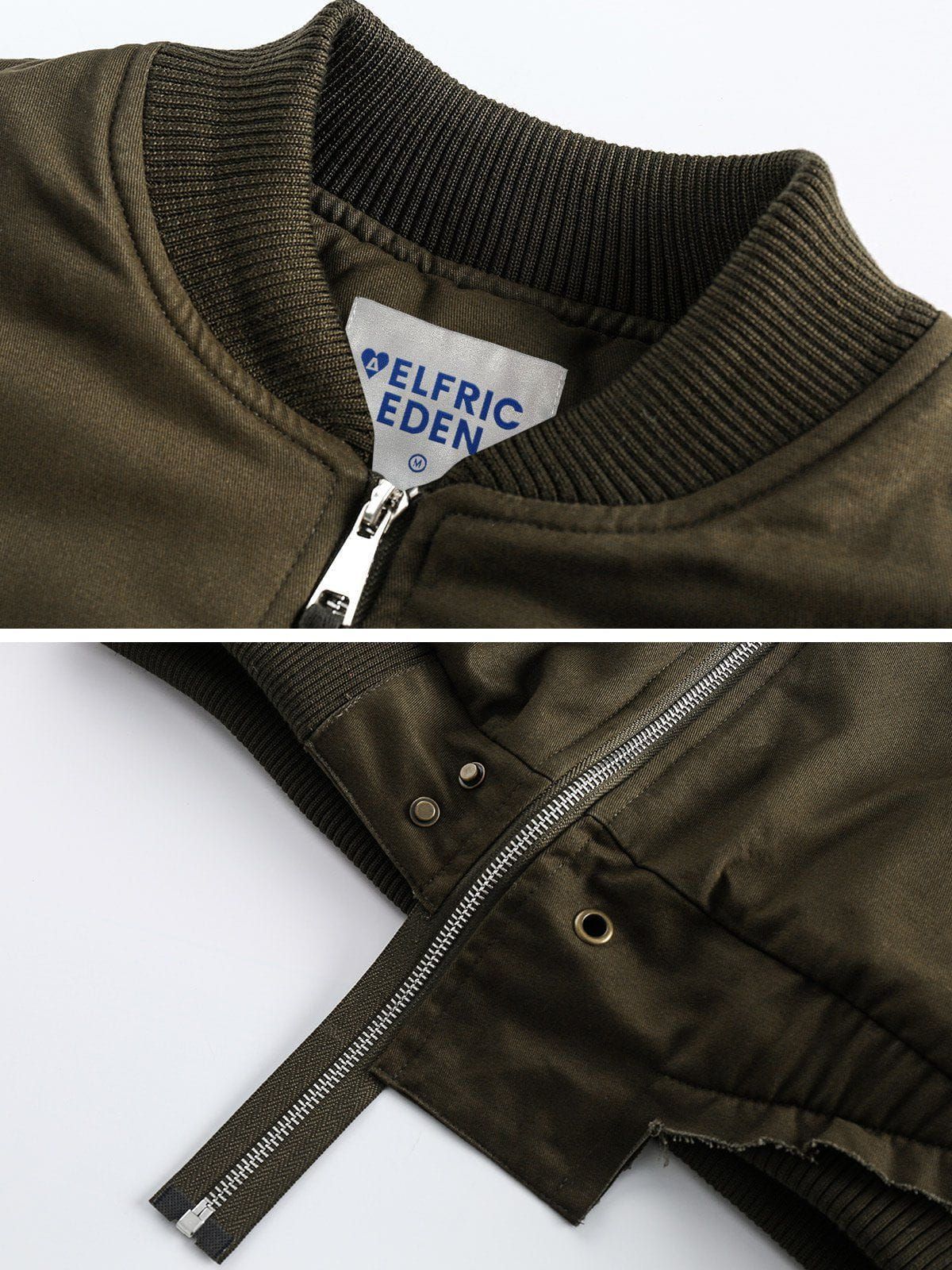 Aelfric Eden Irregular ZIP UP Patchwork Coat sold by Aelfric Eden product image thumbnail 3