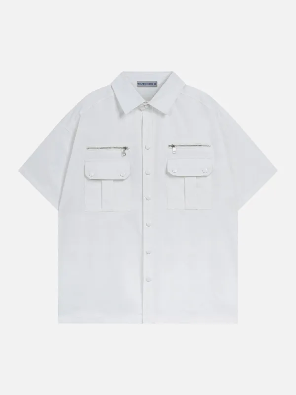 Aelfric Eden Solid Pocket Short Sleeve Shirt sold by Aelfric Eden