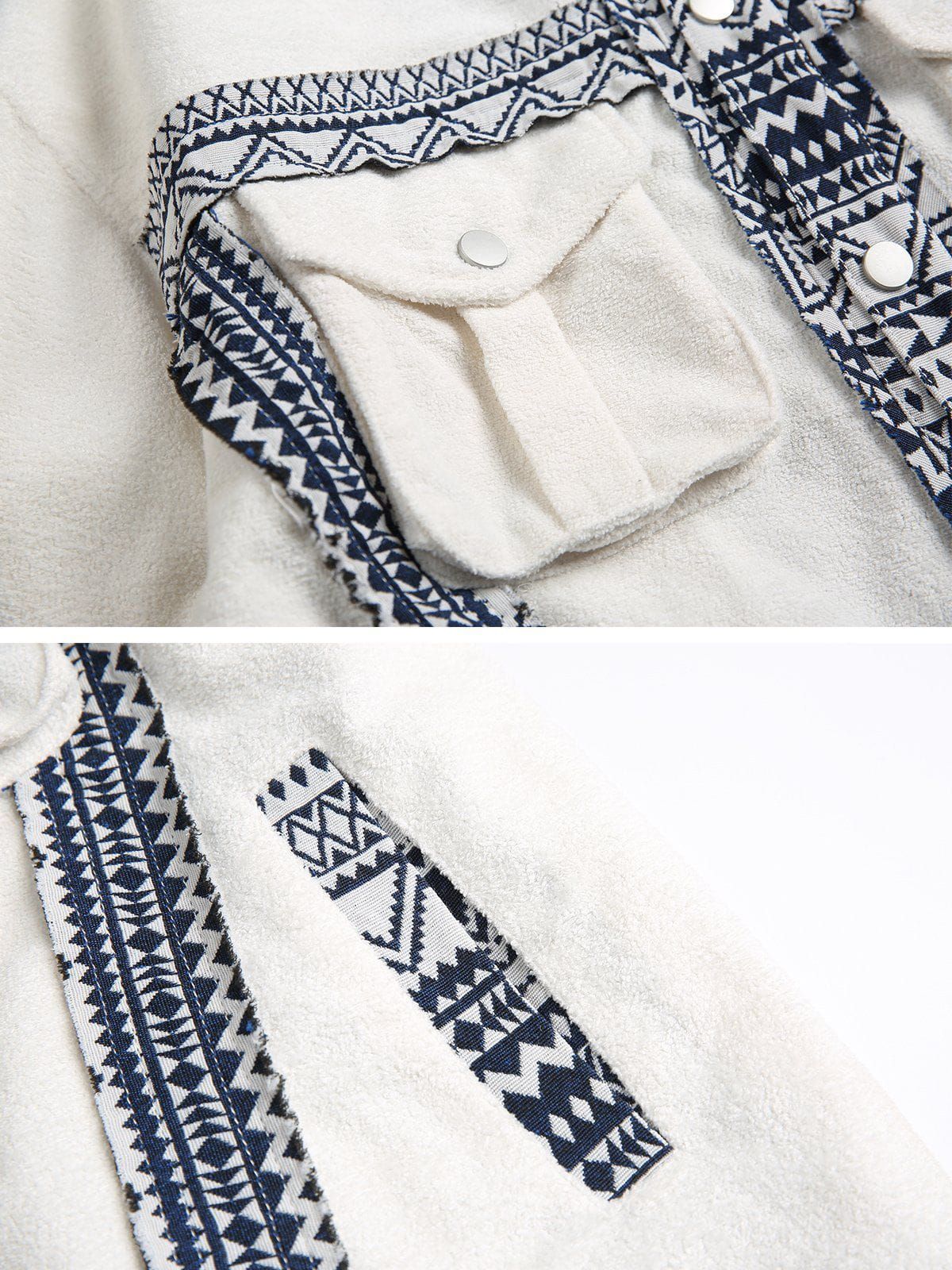 Aelfric Eden Patchwork Ethnic Style Jacket sold by Aelfric Eden product image thumbnail 3