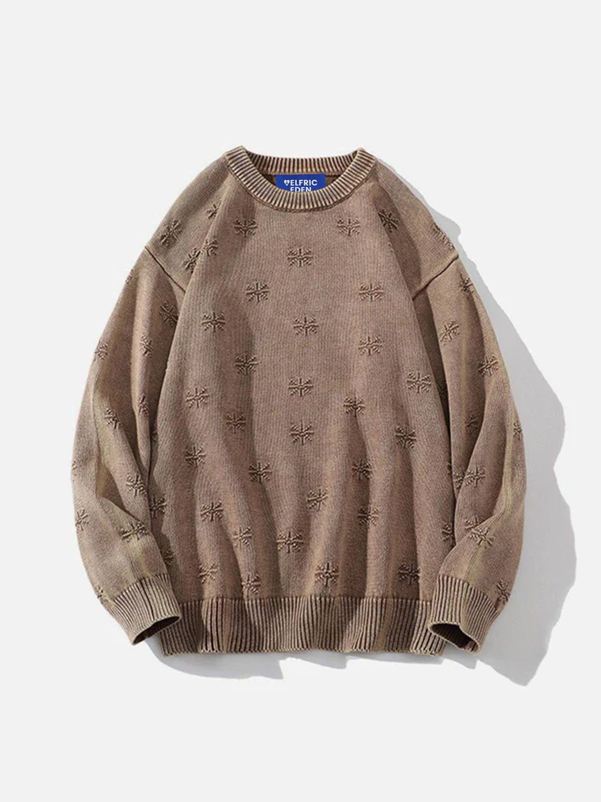 Aelfric Eden Floral Embroidered Washed Sweater sold by Aelfric Eden product image thumbnail 2