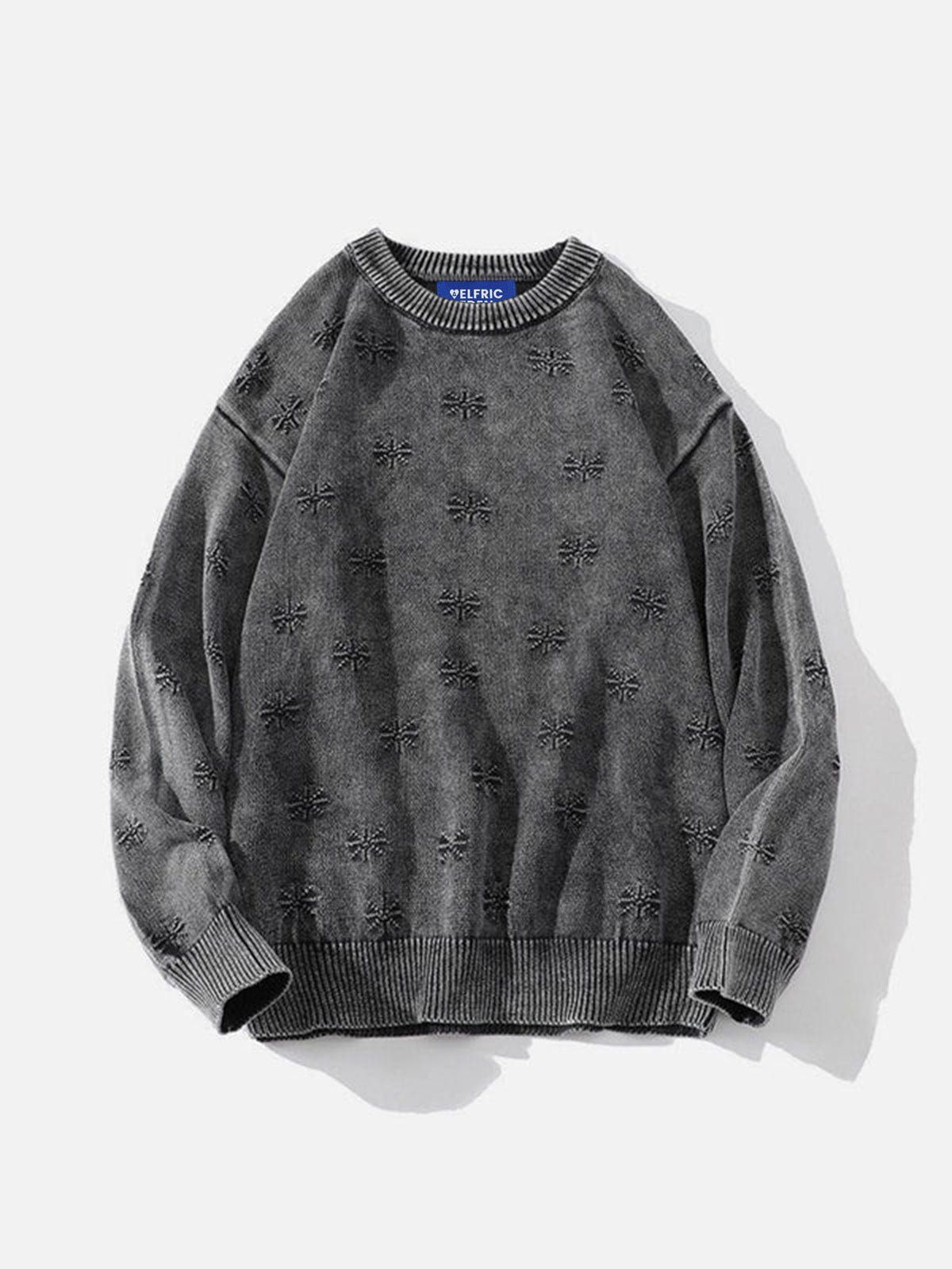 Aelfric Eden Floral Embroidered Washed Sweater sold by Aelfric Eden