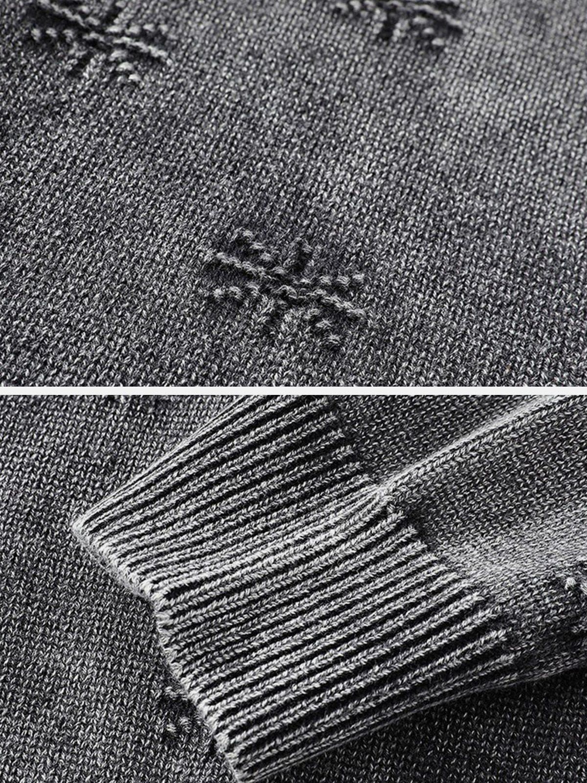 Aelfric Eden Floral Embroidered Washed Sweater sold by Aelfric Eden product image thumbnail 4