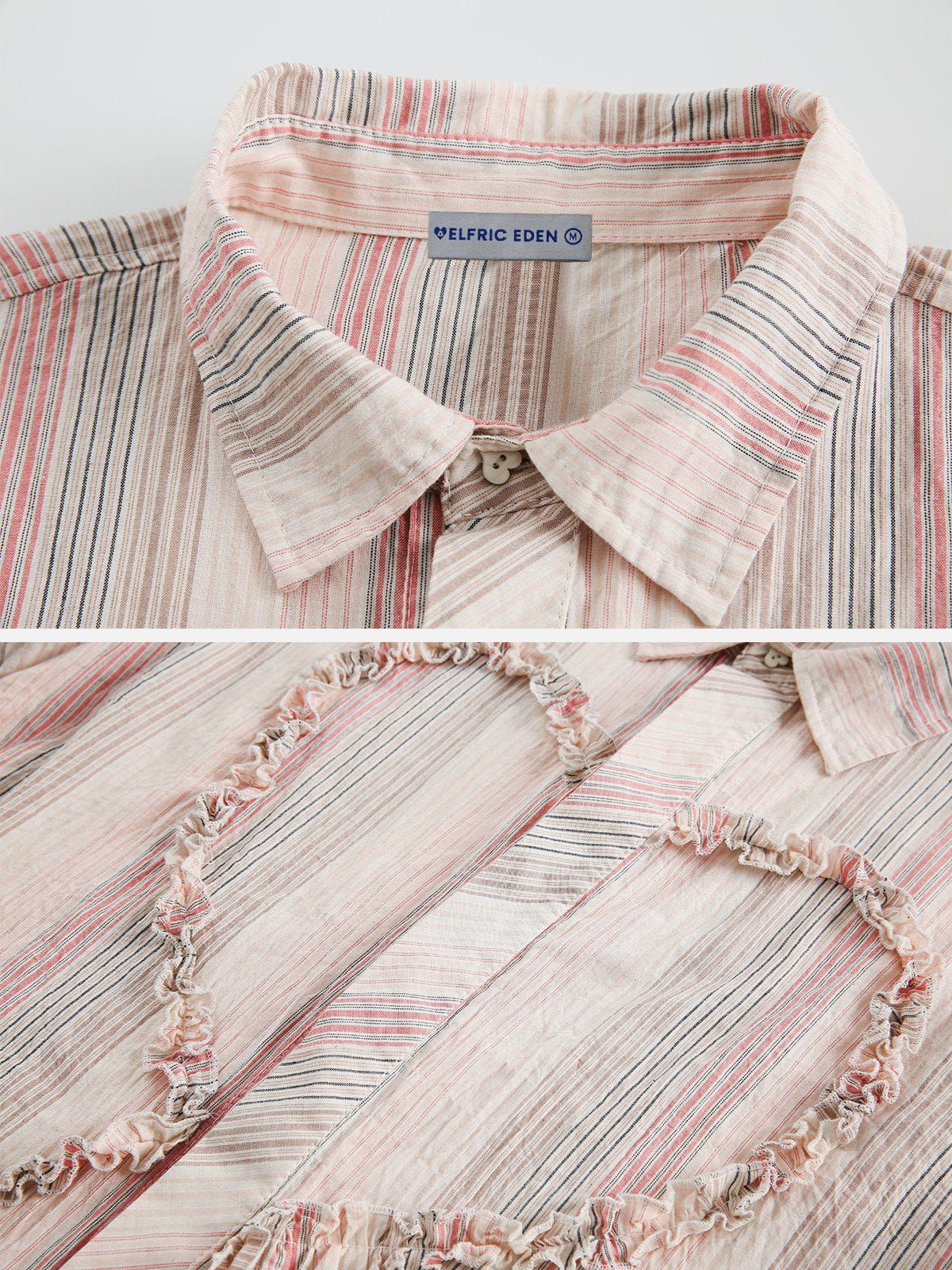Aelfric Eden Heart Stripe Long Sleeve Shirt sold by Aelfric Eden product image thumbnail 3