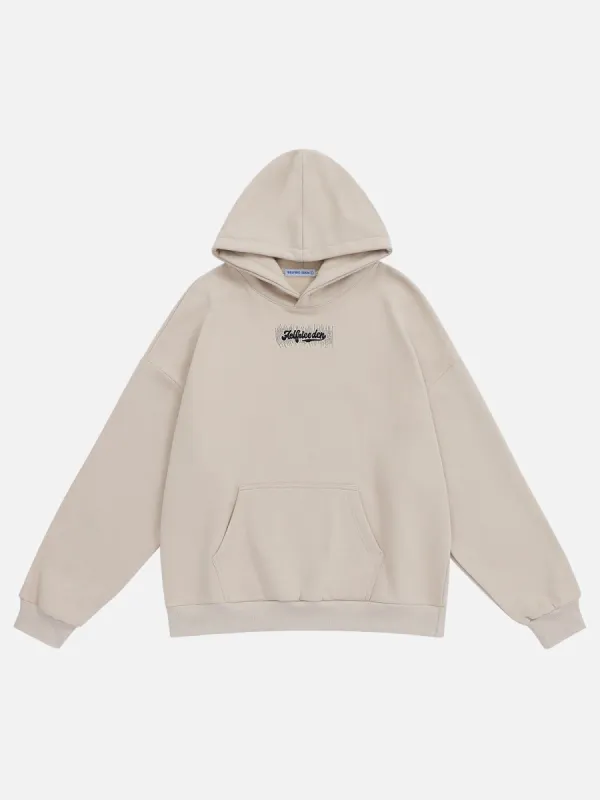 Aelfric Eden Embroidery Basic Cozy Hoodie sold by Aelfric Eden