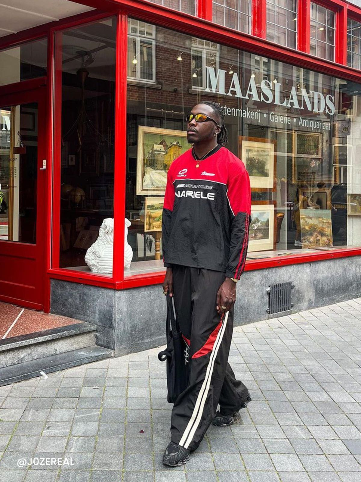 Aelfric Eden Vintage Oblique Stripe Sweatpants sold by Aelfric Eden