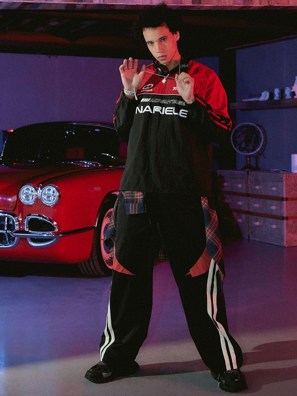 Aelfric Eden Vintage Oblique Stripe Sweatpants sold by Aelfric Eden product image thumbnail 8