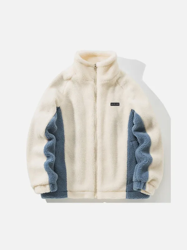 Aelfric Eden Color Block Sherpa Coat sold by Aelfric Eden