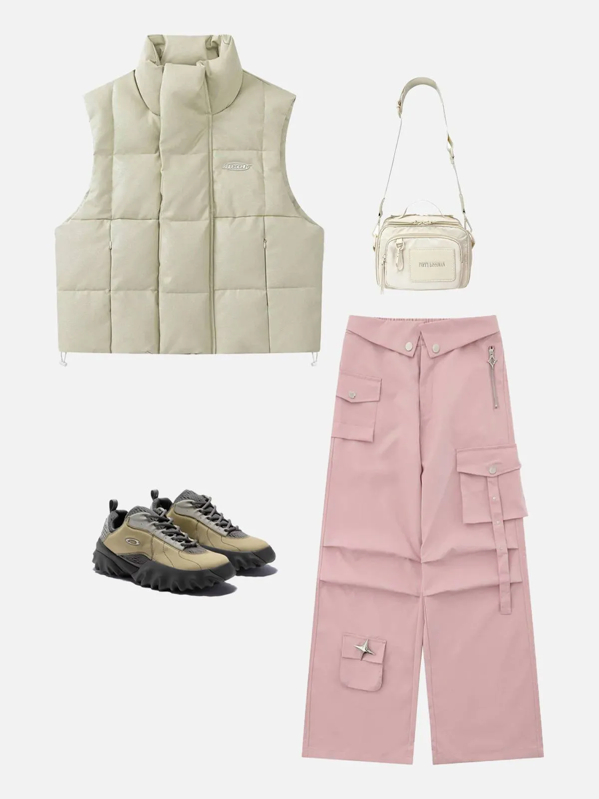 Aelfric Eden Solid Block Puffer Vest sold by Aelfric Eden product image thumbnail 4