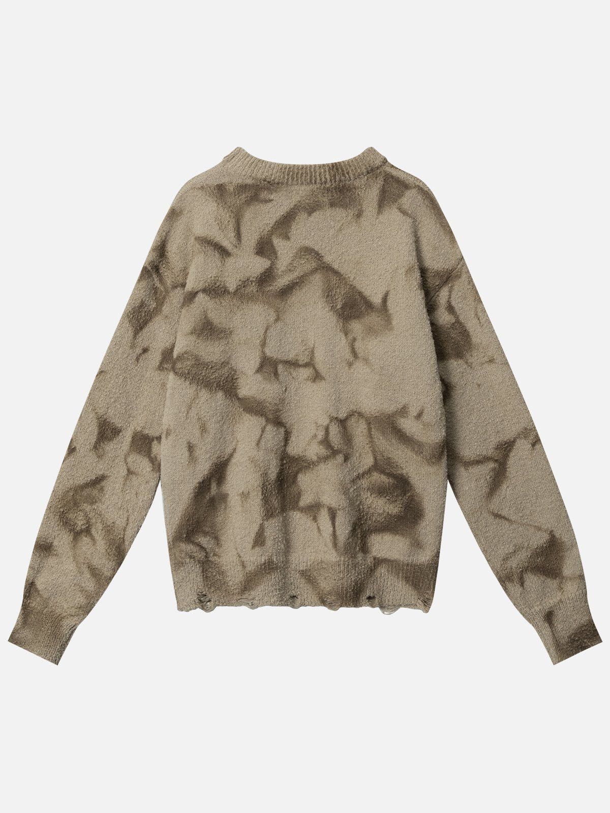 Aelfric Eden Dip-Dye Printed Distressed Sweater sold by Aelfric Eden product image thumbnail 3