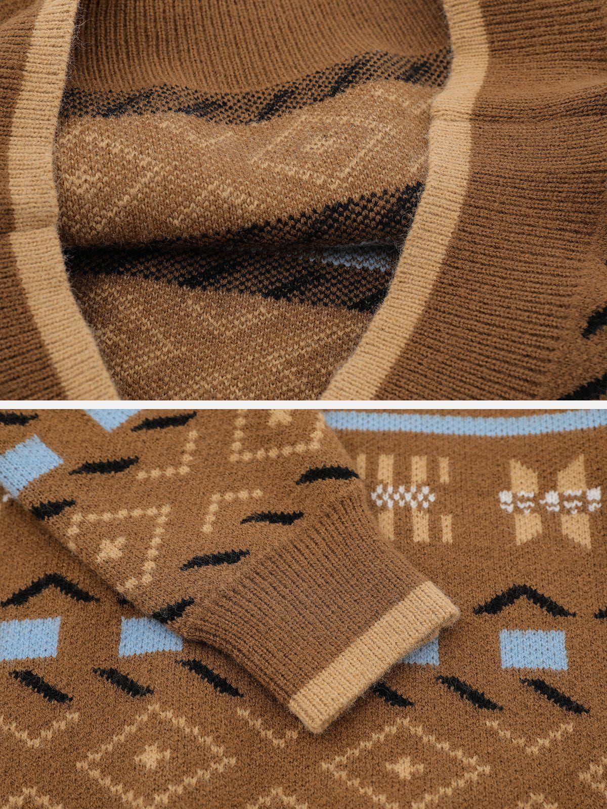 Aelfric Eden Vintage Ethnic Jacquard Sweater sold by Aelfric Eden product image thumbnail 5