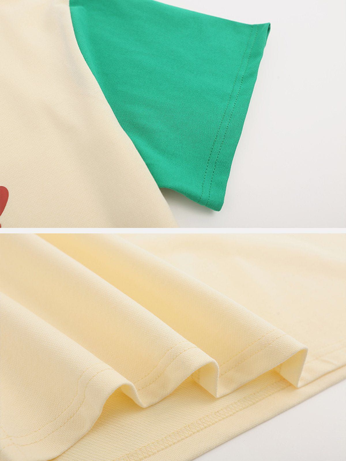 Aelfric Eden Adventure Cute Patchwork Polo Tee sold by Aelfric Eden product image thumbnail 5