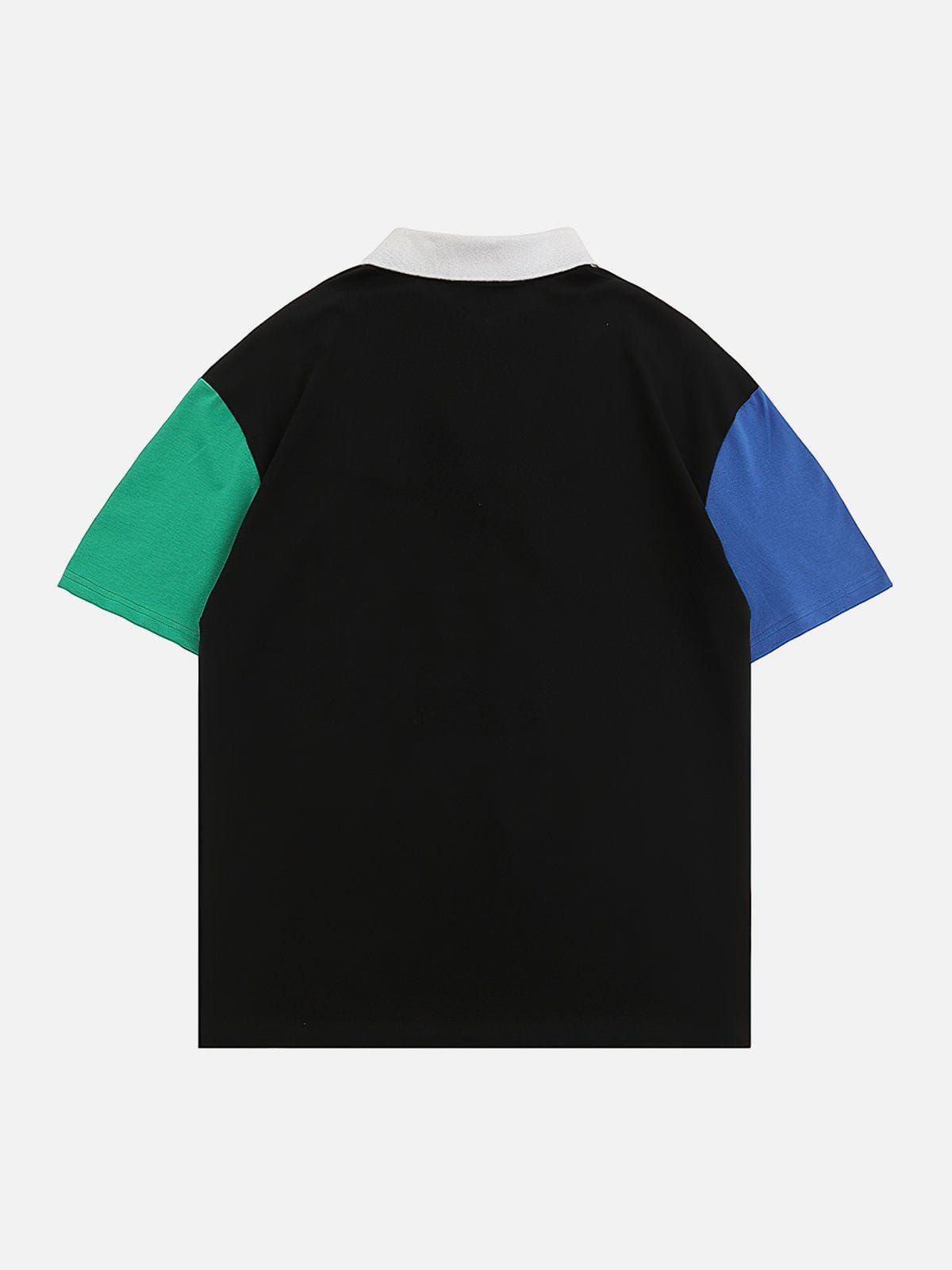 Aelfric Eden Adventure Cute Patchwork Polo Tee sold by Aelfric Eden product image thumbnail 4