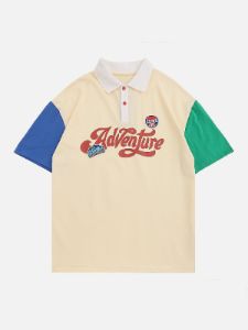Aelfric Eden Adventure Cute Patchwork Polo Tee sold by Aelfric Eden