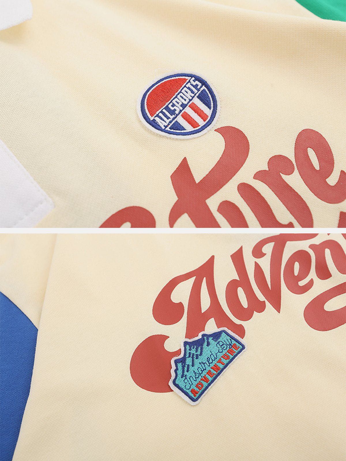 Aelfric Eden Adventure Cute Patchwork Polo Tee sold by Aelfric Eden product image thumbnail 6