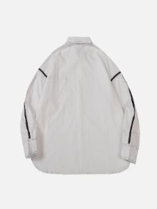 Aelfric Eden Line Patchwork Long Sleeve Shirt sold by Aelfric Eden