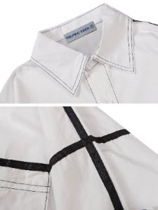 Aelfric Eden Line Patchwork Long Sleeve Shirt sold by Aelfric Eden