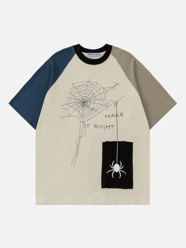 Aelfric Eden Color Blocking Spider Tee sold by Aelfric Eden