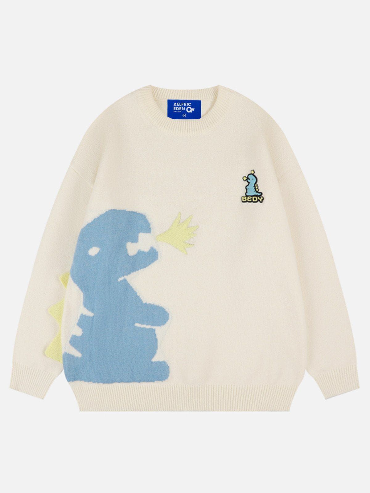 Aelfric Eden Dinosaur Jacquard Sweater sold by Aelfric Eden product image thumbnail 3