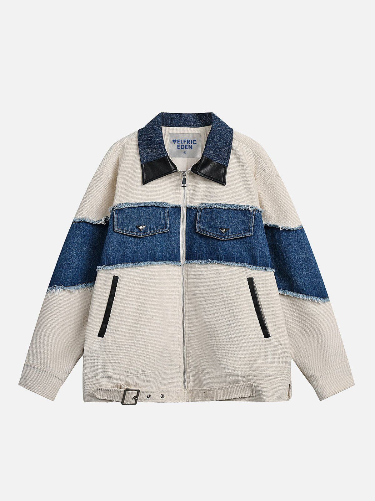 Aelfric Eden Denim Patchwork Jacket sold by Aelfric Eden