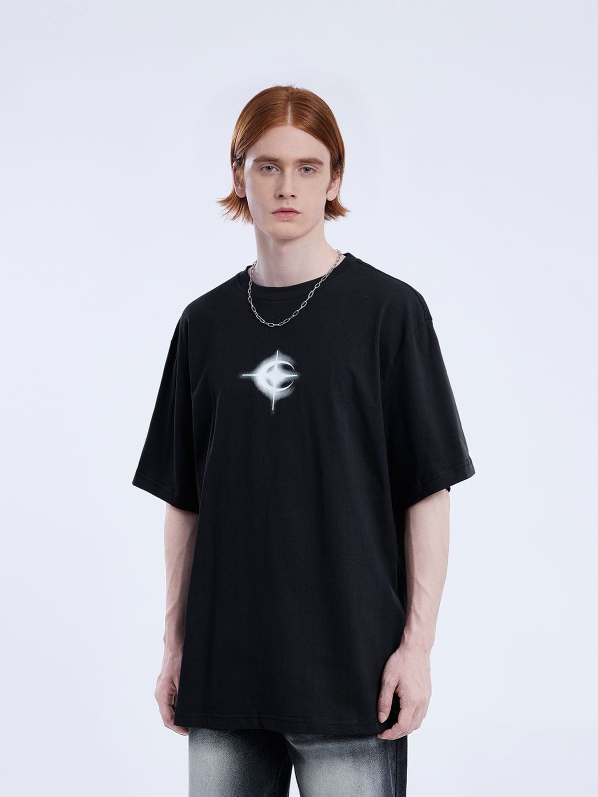 Aelfric Eden Blurring Star Print Tee sold by Aelfric Eden product image thumbnail 3