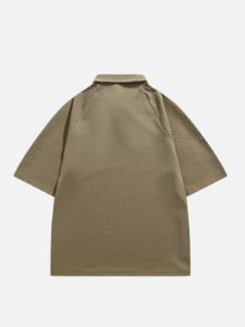 Aelfric Eden Vintage Solid Polo Collar Tee sold by Aelfric Eden