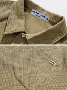Aelfric Eden Vintage Solid Polo Collar Tee sold by Aelfric Eden
