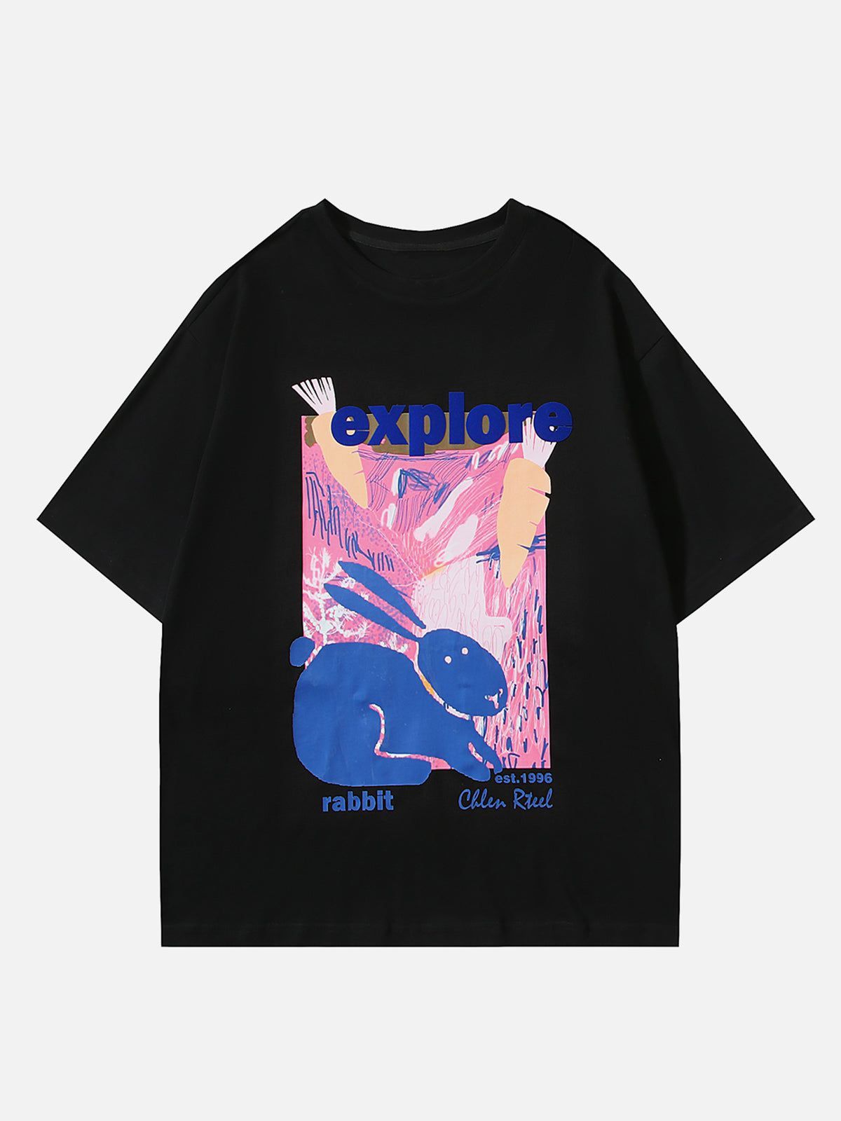 Aelfric Eden Oil Painting Rabbit Print Tee sold by Aelfric Eden product image thumbnail 2