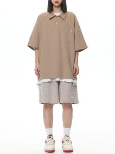 Aelfric Eden Vintage Solid Polo Collar Tee sold by Aelfric Eden