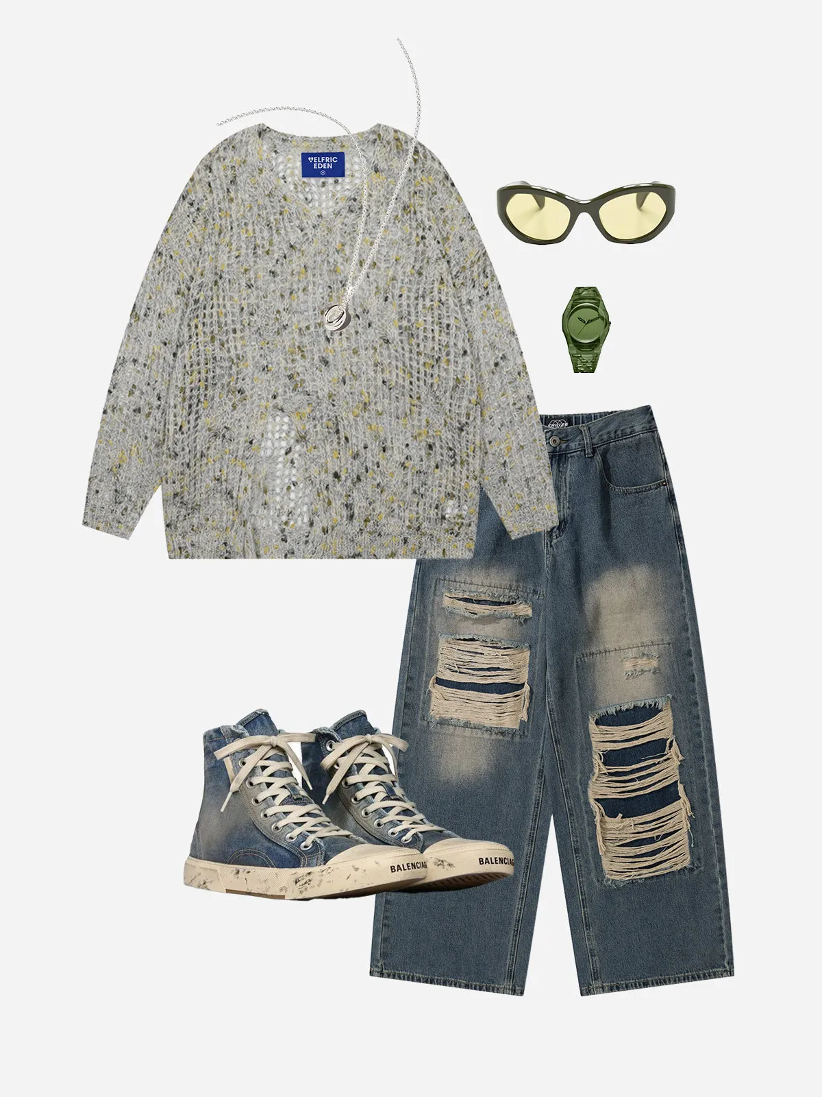 Aelfric Eden Open Knit Sweater sold by Aelfric Eden product image thumbnail 2